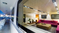 Superyacht OUT -  Side Deck looking In